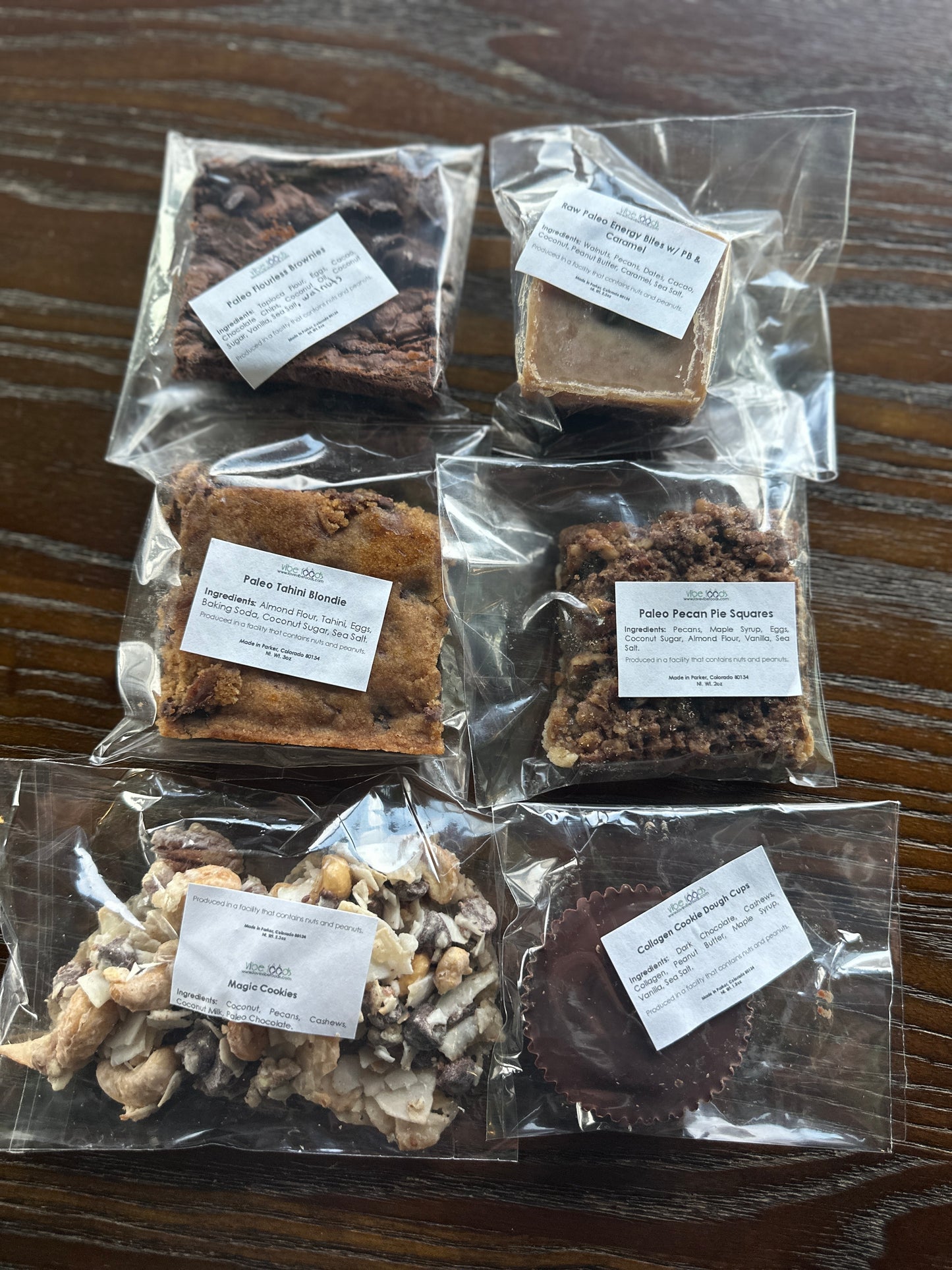 Raw Paleo Energy Bites - 4 Pack